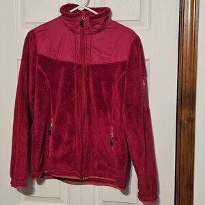 Ladies Nike Magenta Size Medium Lined Fleece ACG Jacket